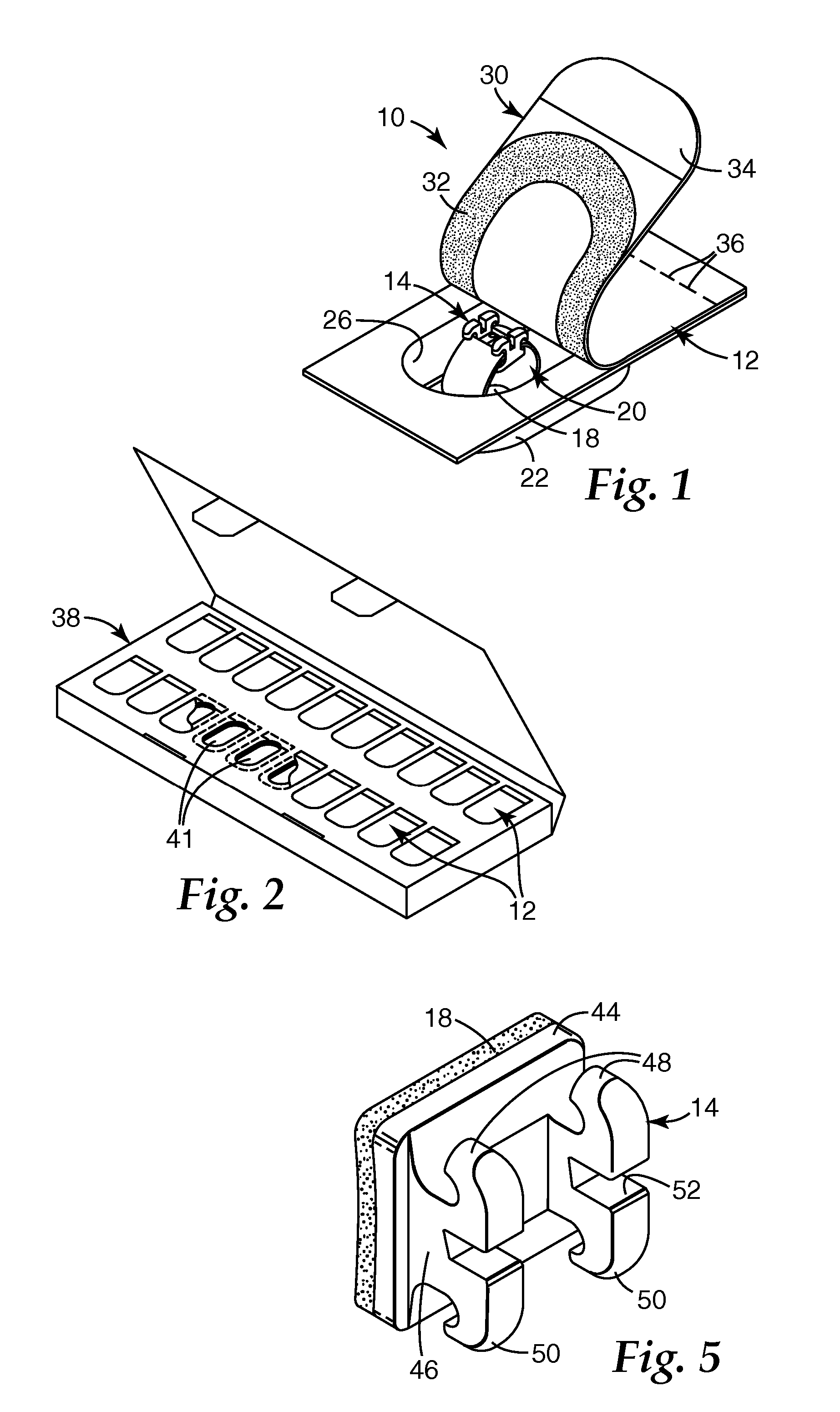 Packaged orthodontic appliance with user-applied adhesive