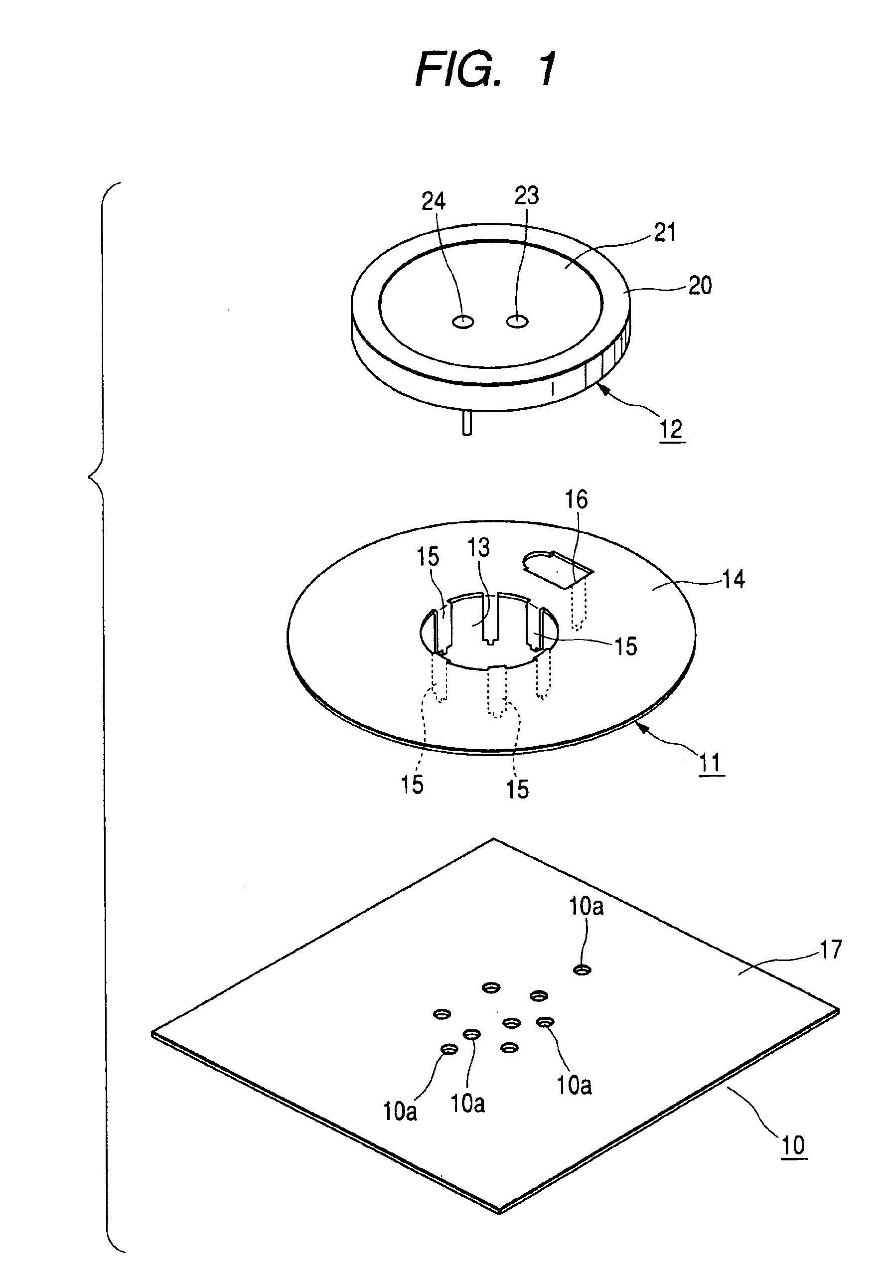 Combined antenna with antenna combining circularly polarized wave antenna and vertical antenna