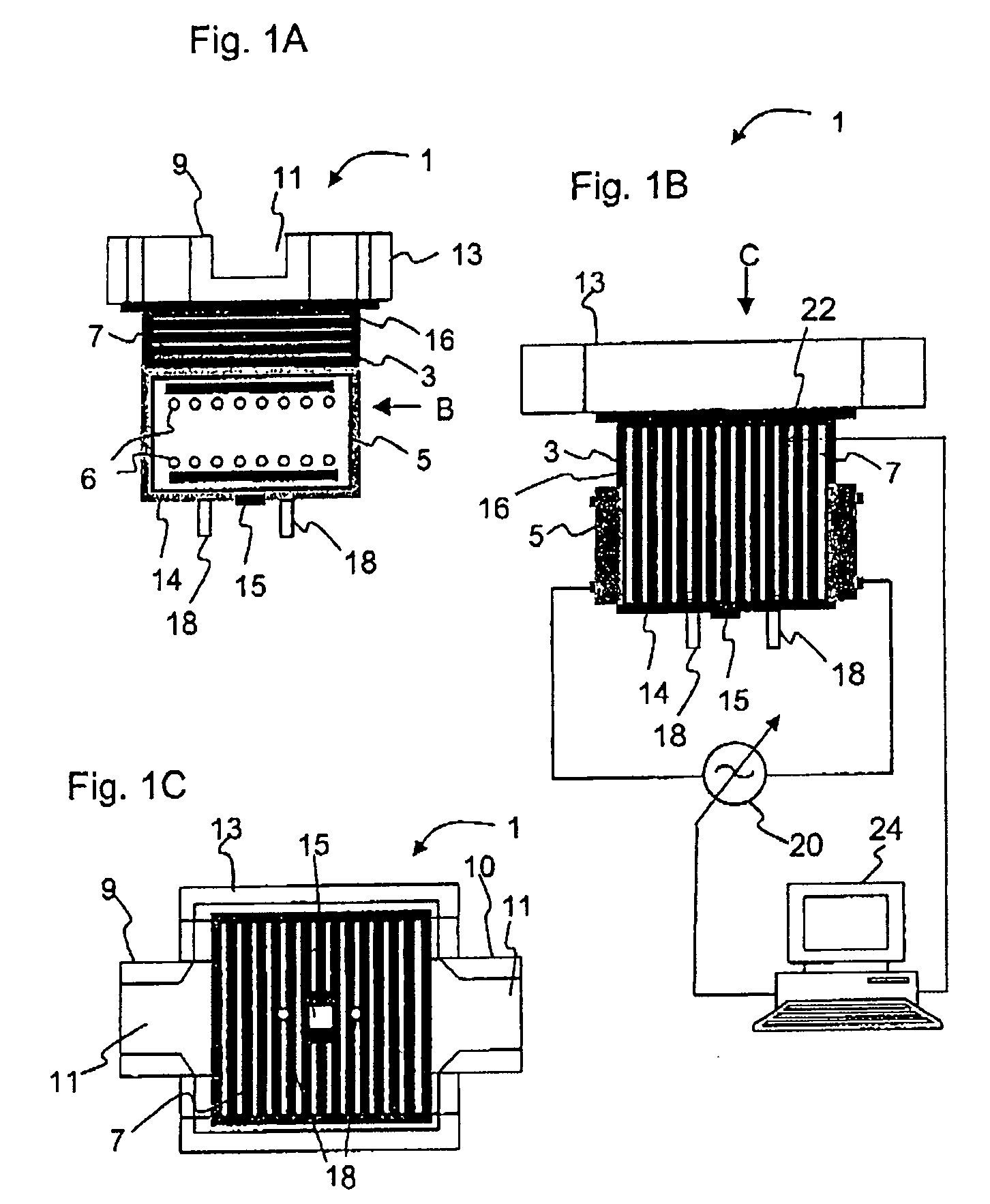 Melting and refining in tanks with cooled walls