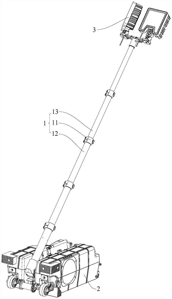 Lifting type lighting device