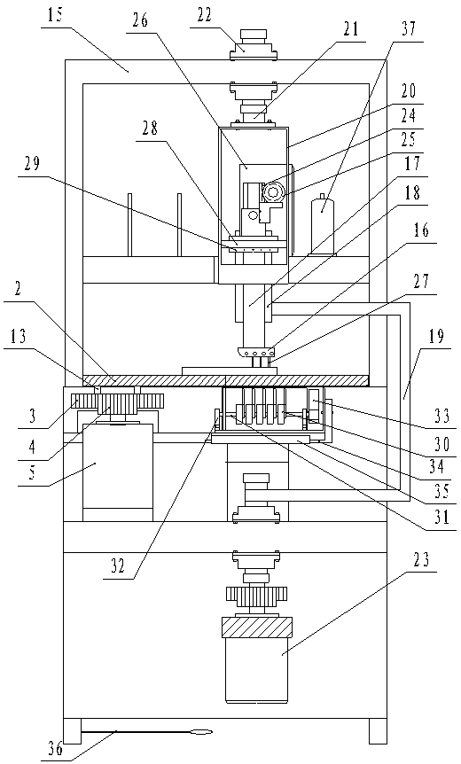 Broom automatic knitting machine