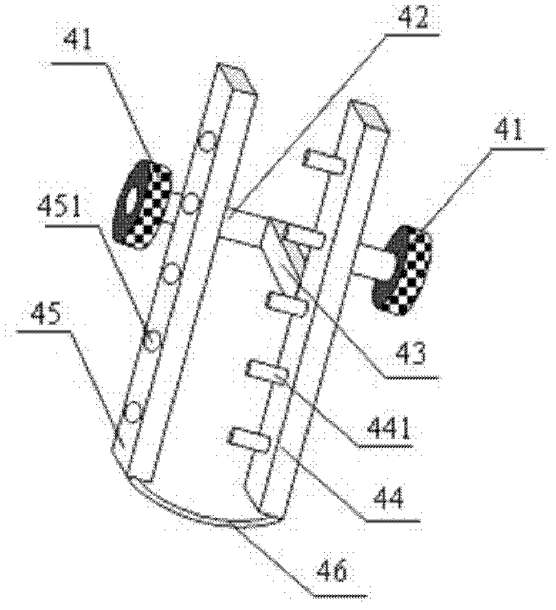 A retractable net frame for fireworks with subtitle pattern