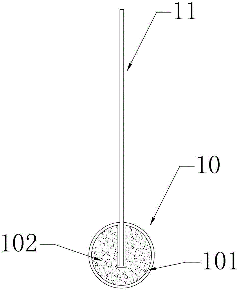 An anti-leakage composite barrier