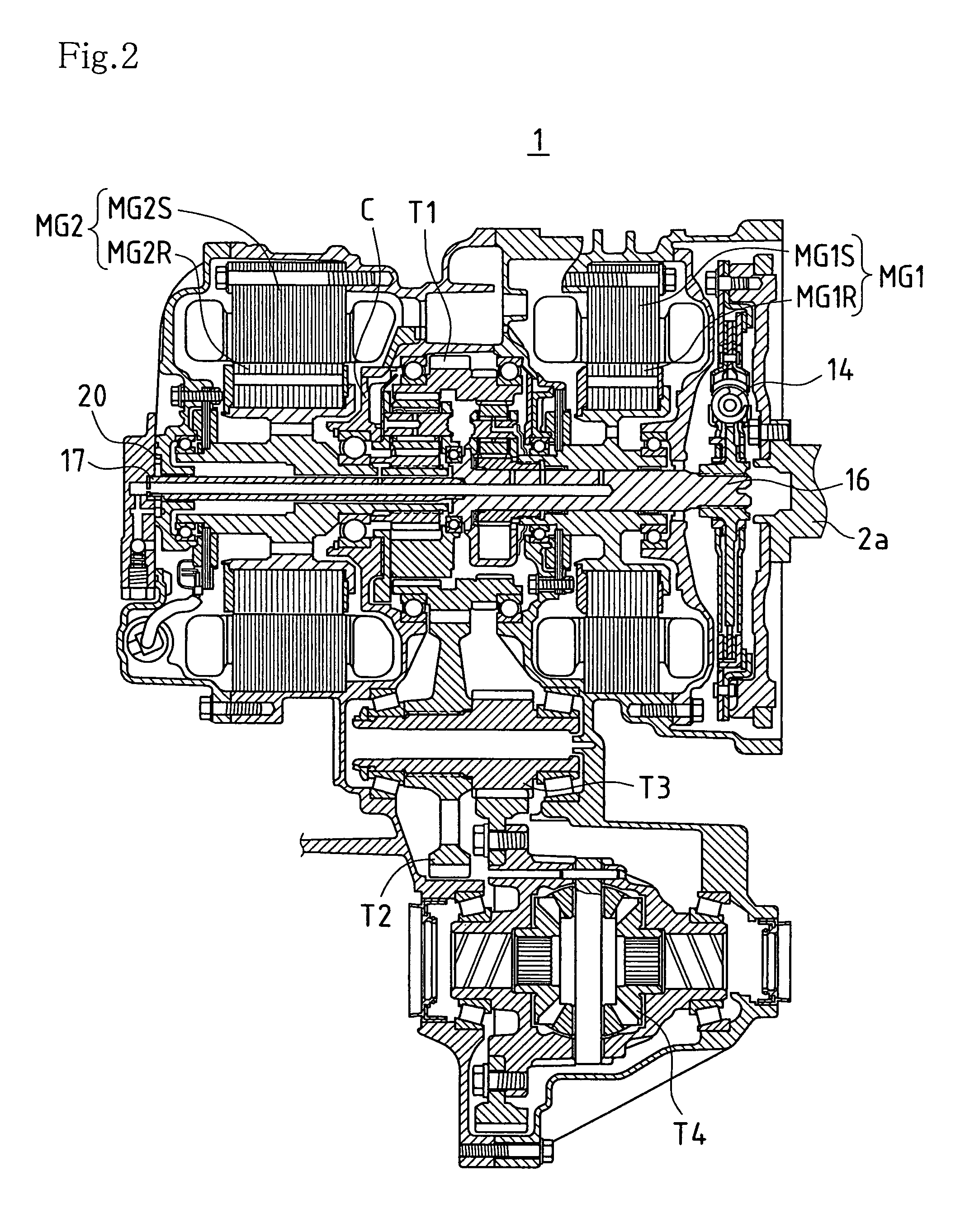 Control apparatus of vehicle drive apparatus and plug-in hybrid vehicle