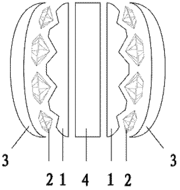 Plastic melting mosaic product and plastic melting mosaic method