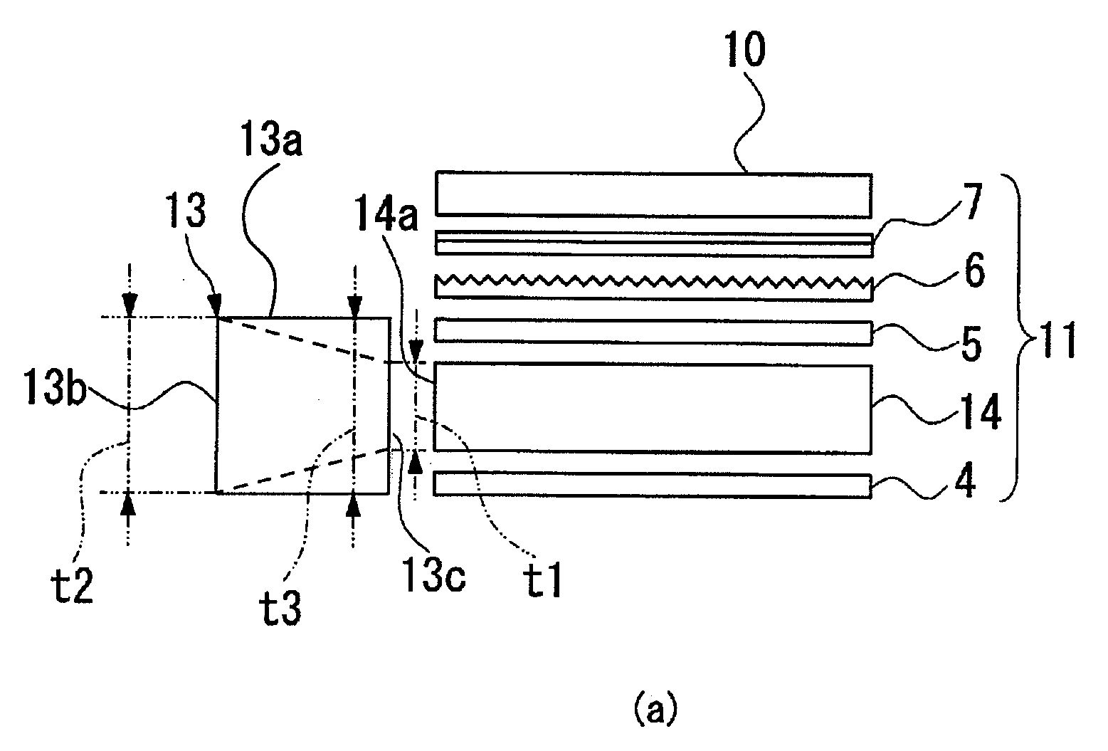 Planar Light-emitting Device and Display Apparatus Having the Same