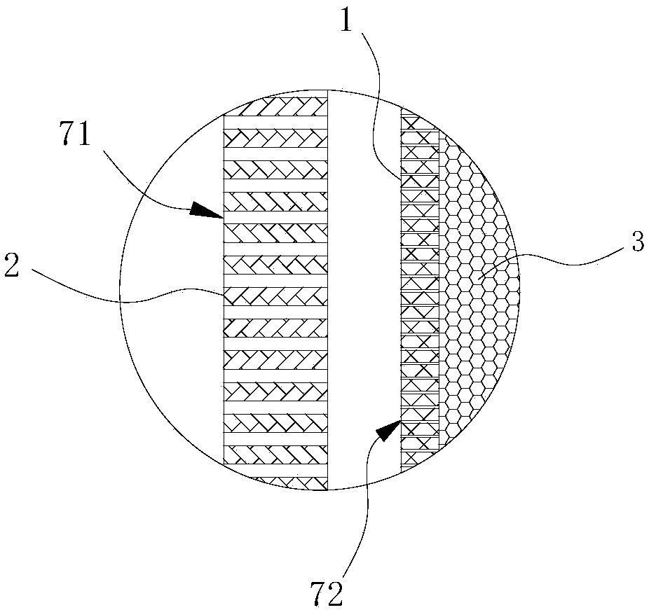 Decorative sound absorption insulation structure for building inner wall