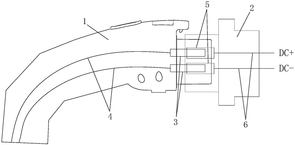 Direct-current charging gun mechanism and method for monitoring connection reliability of direct-current charging gun mechanism