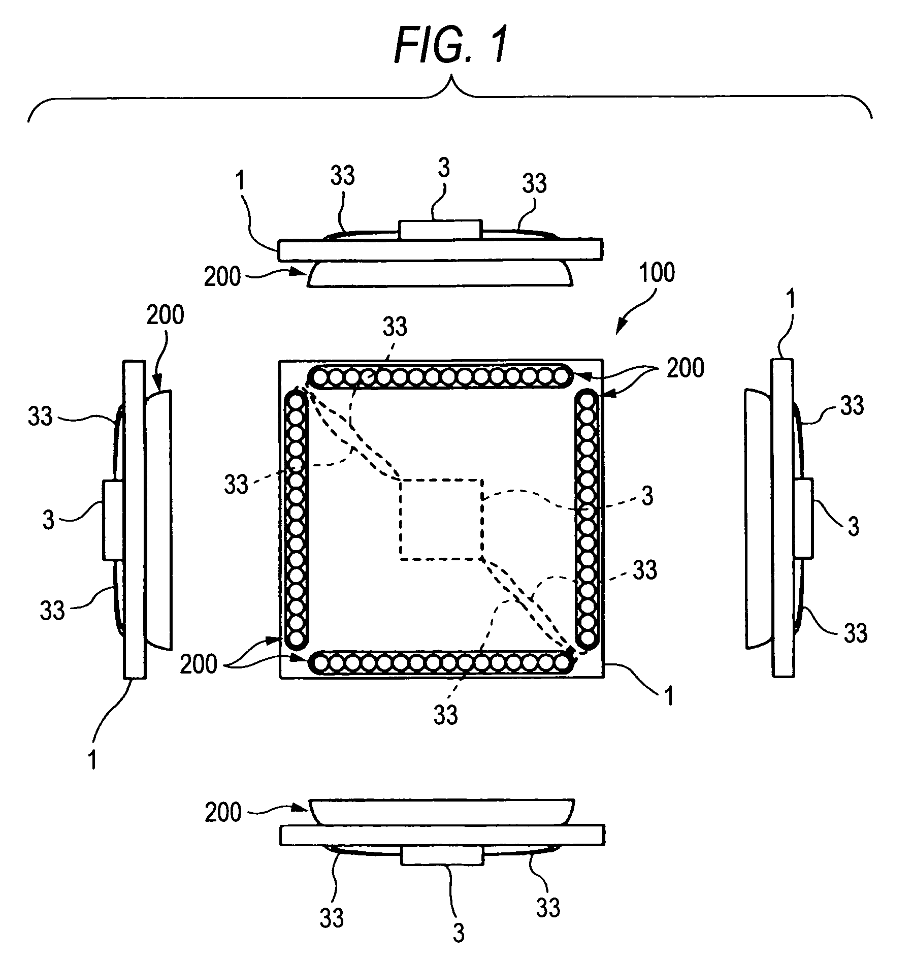 Illuminating panel and illuminating device