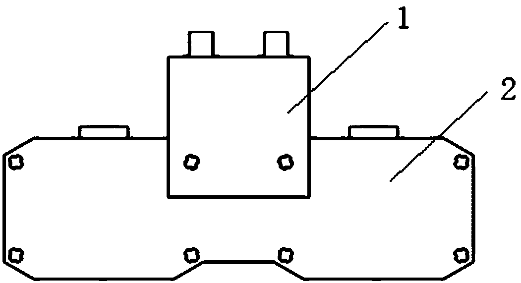 A titanium alloy surfacing gas shield fixed to a welding torch