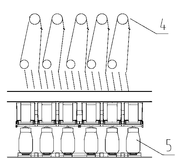 Spinning technology of high-speed spinning machine provided with single spindle passive winding device