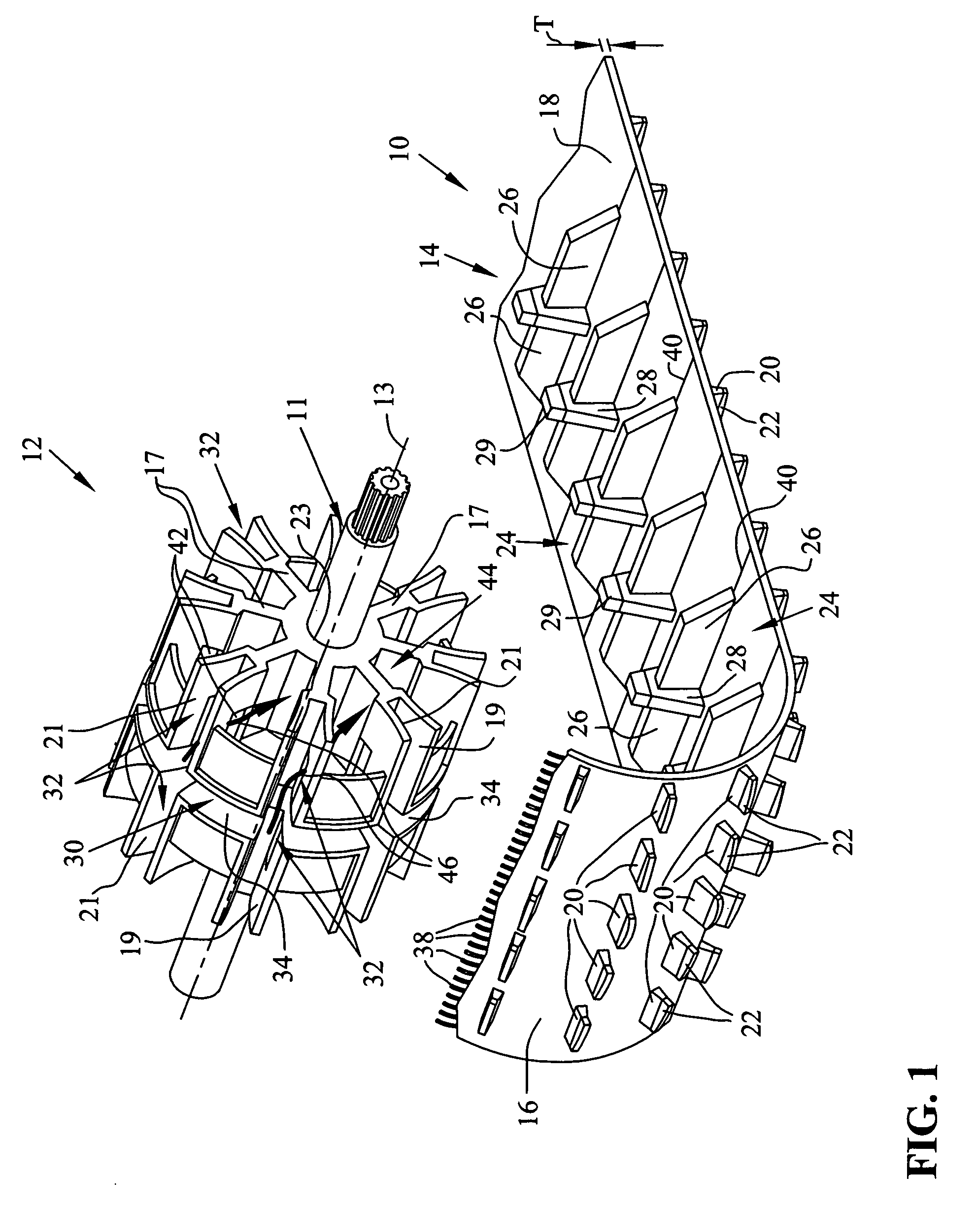 Light weight track for a snowmobile