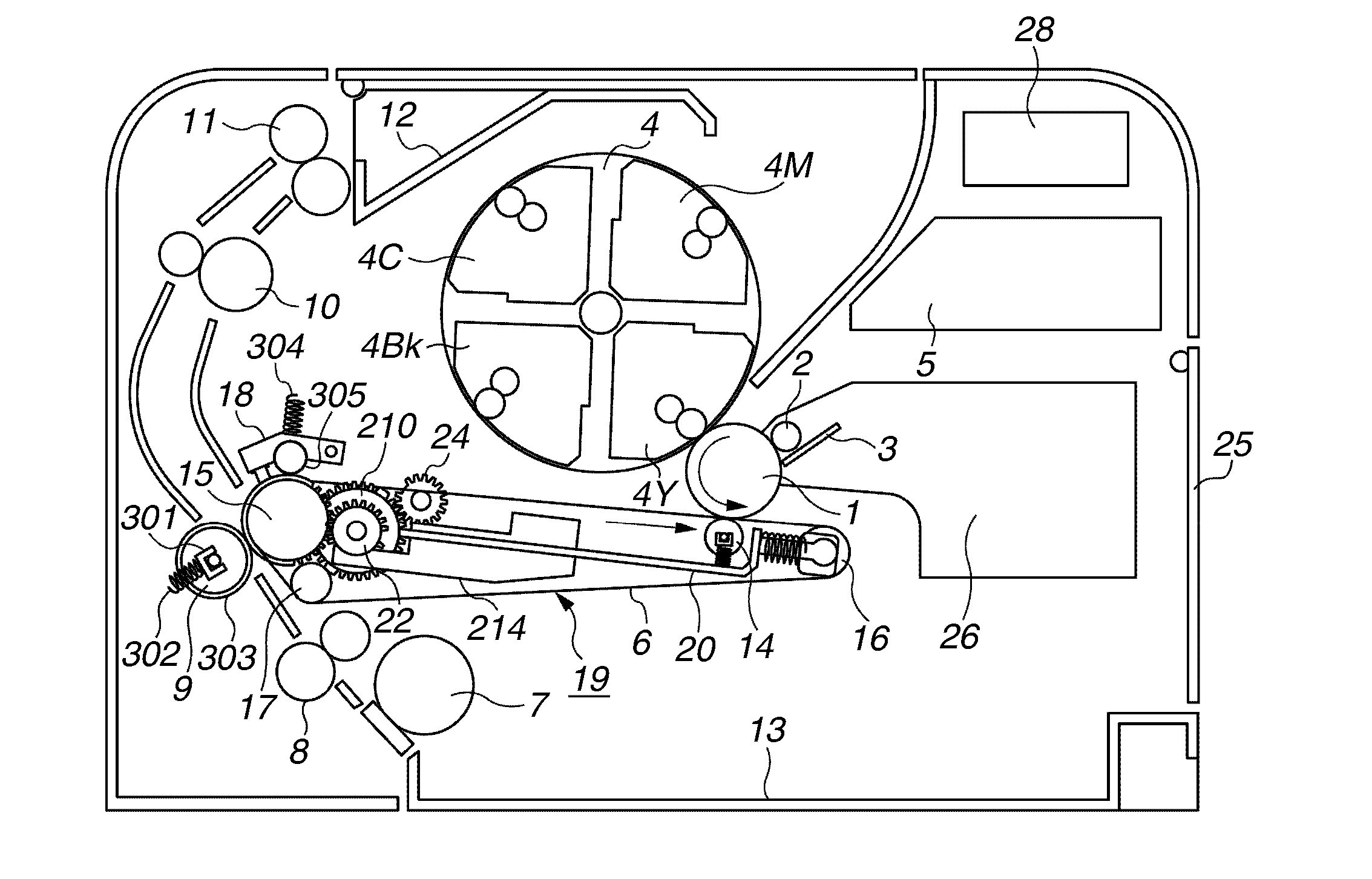 Belt unit and image forming apparatus having the belt unit