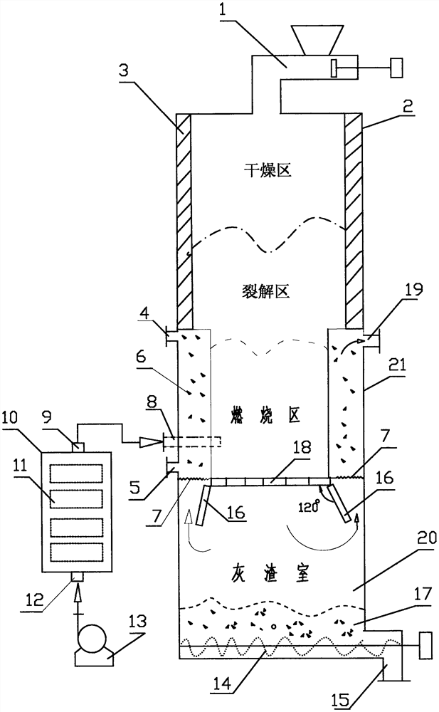 Method and equipment for low-temperature magnetization treatment of garbage