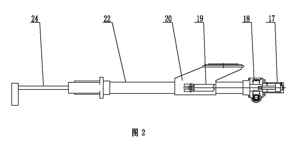 Material-charging material-taking servo simulated manipulator