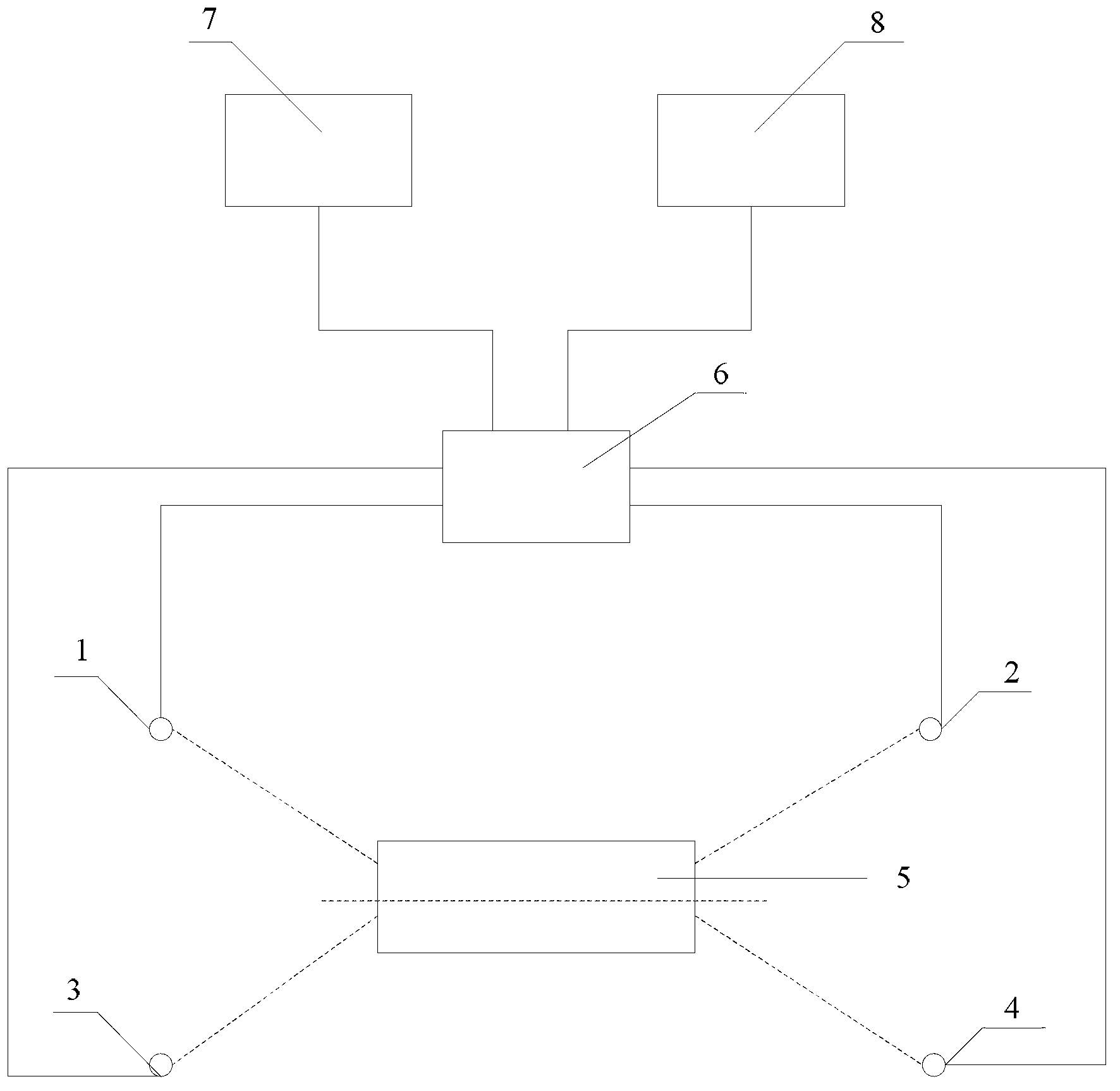 Slab length measurement device and measurement method thereof