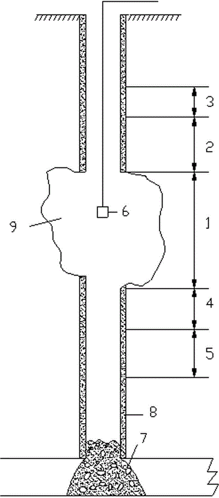 Repairing and reinforcing method for vertical shaft wall collapsed fiercely