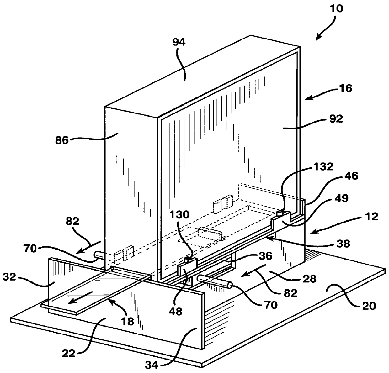 Disposable microscope slide dispenser