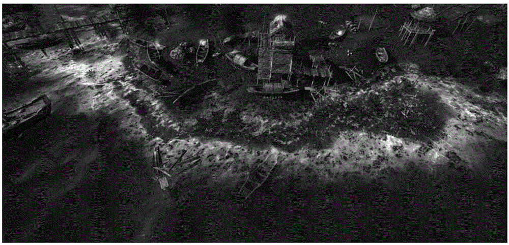 Simulation and rendering method of real-time sea system