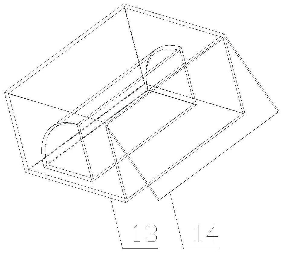 A black box automatic detection device for the opening and closing position of the damper