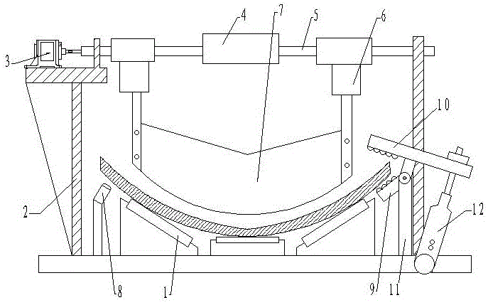 Broken strap seizing device for belt