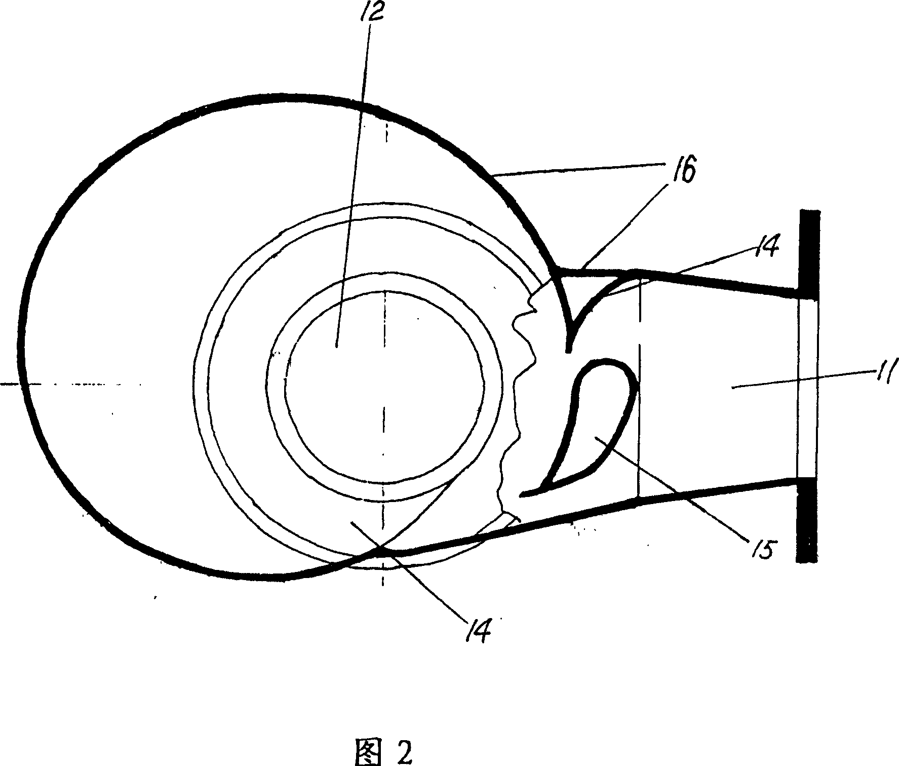 General hydraulic turbine for cooling tower