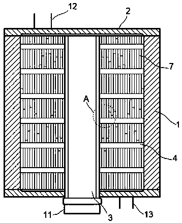 Reverse osmosis membrane element of water purifier