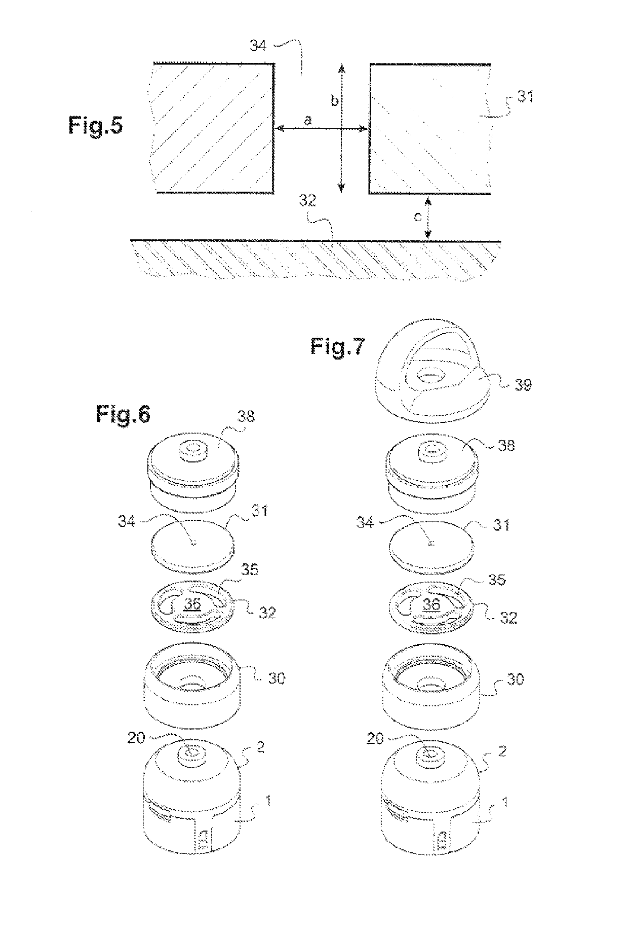 Device for picking and transporting nanoobjects contained in aerosols, with a cassette with a module suited to reducing the suction noise during picking