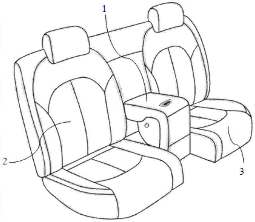 An armrest assembly that can be used as a seat cushion