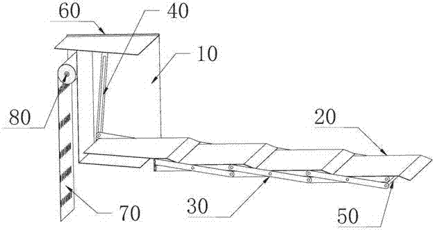 High-efficiency heat radiation structure and method for photovoltaic power generation prefabricated substation