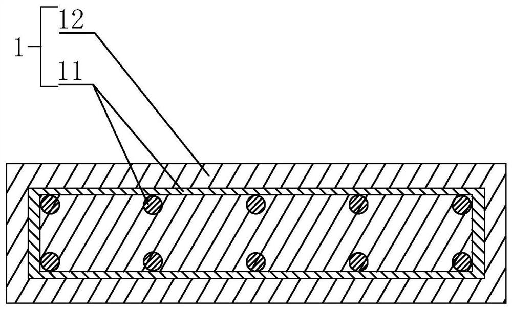 Sunken-tube-method construction technology for laying main sewage intercepting pipe