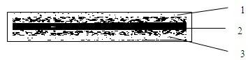 Tea stem particle board and production process thereof