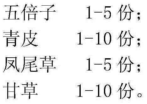 Traditional Chinese medicine oral liquid for treating chicken paratyphoid fever and preparation method thereof