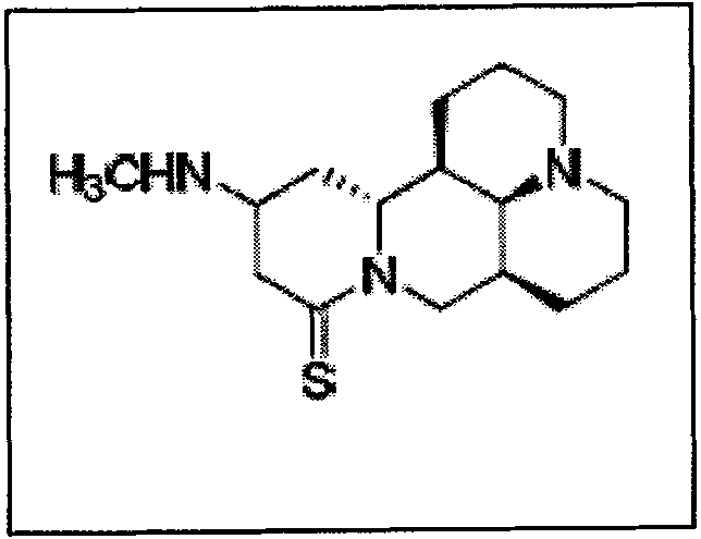 Application of 13-methylamino-18-thiomatrine compound in the preparation of anti-hepatic fibrosis or other tissue and organ fibrosis drugs