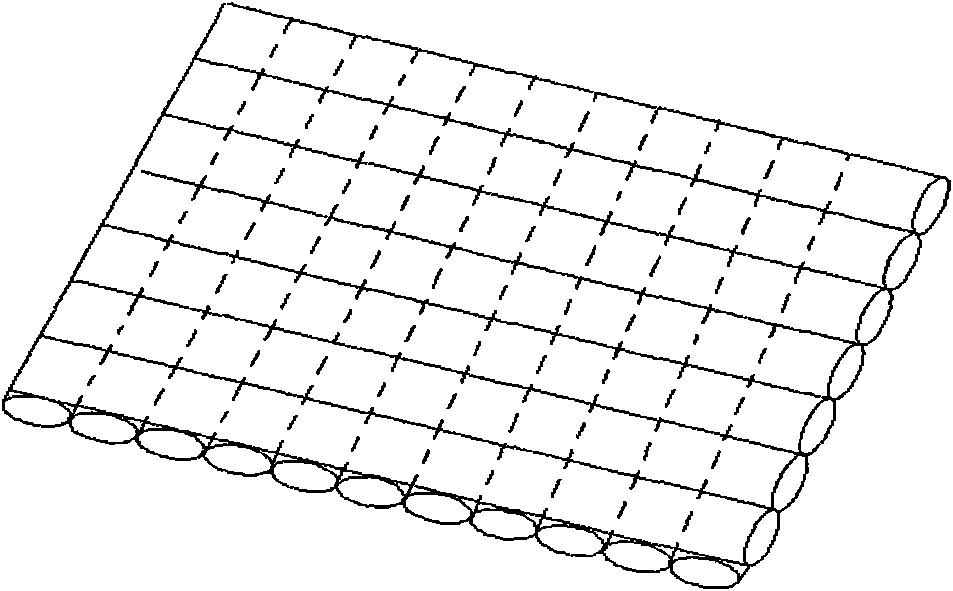 Method for producing composite non-woven cloth material from irradiated ultrahigh molecular weight polyethylene fiber