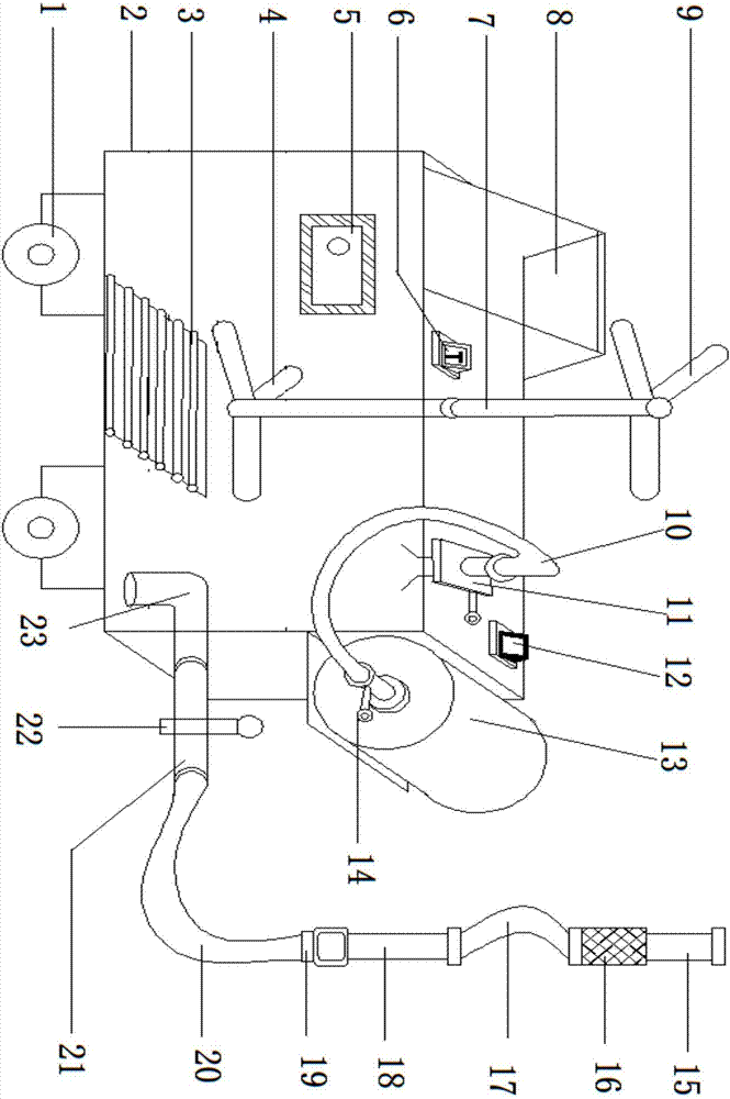 Gas-manufacturing type agricultural manure pit cleaning device