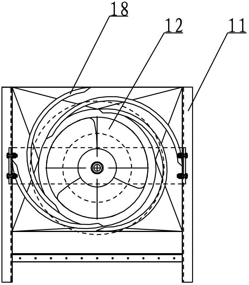 Combined type sealing cover and open-type axial flow threshing system using same