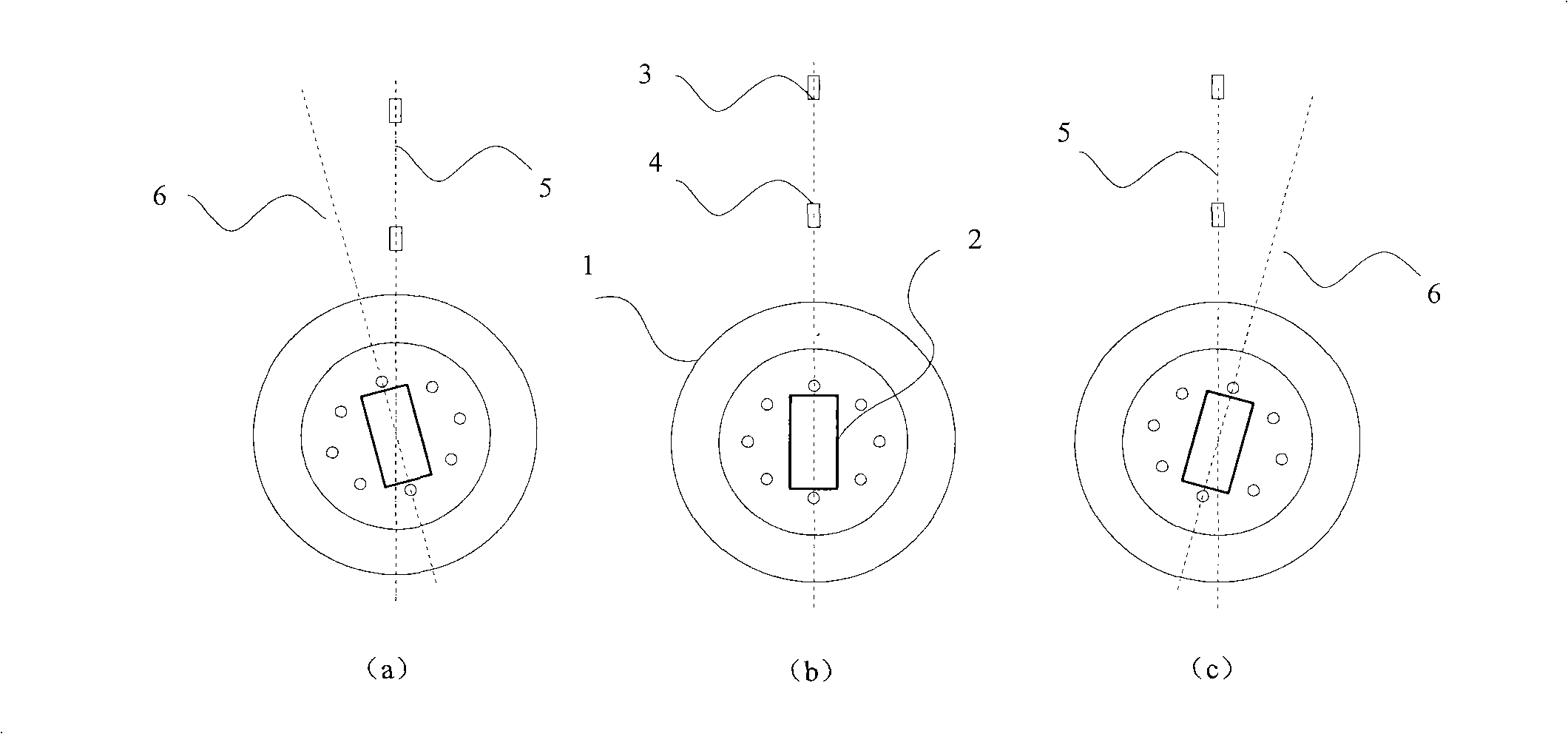 Detecting method for measurement accuracy of angle measuring apparatus