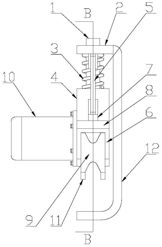 Cable car hanging structure applied to rural intelligent logistics distribution