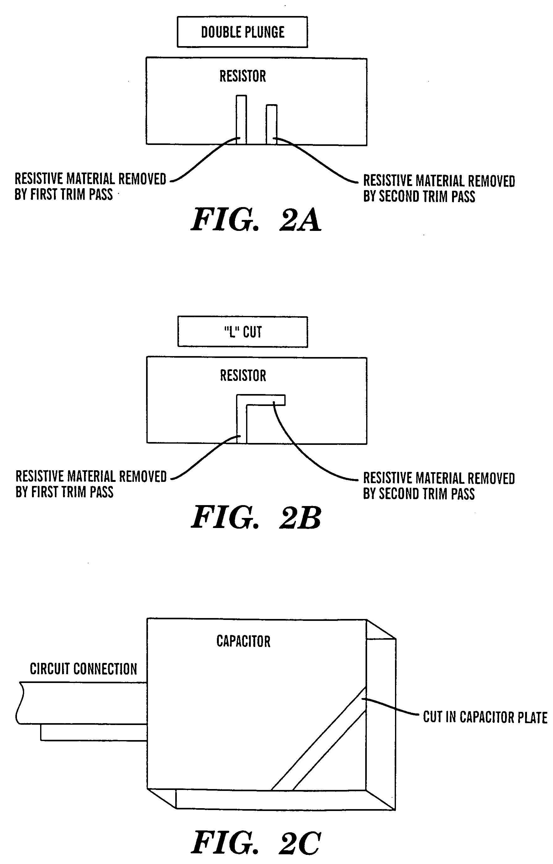 Drift-sensitive laser trimming of circuit elements