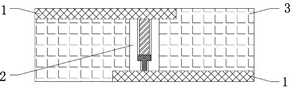 Radio-frequency vertical transformation circuit based on fuzz button