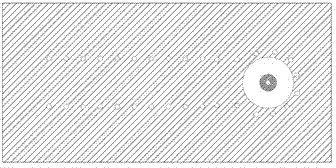 Radio-frequency vertical transformation circuit based on fuzz button