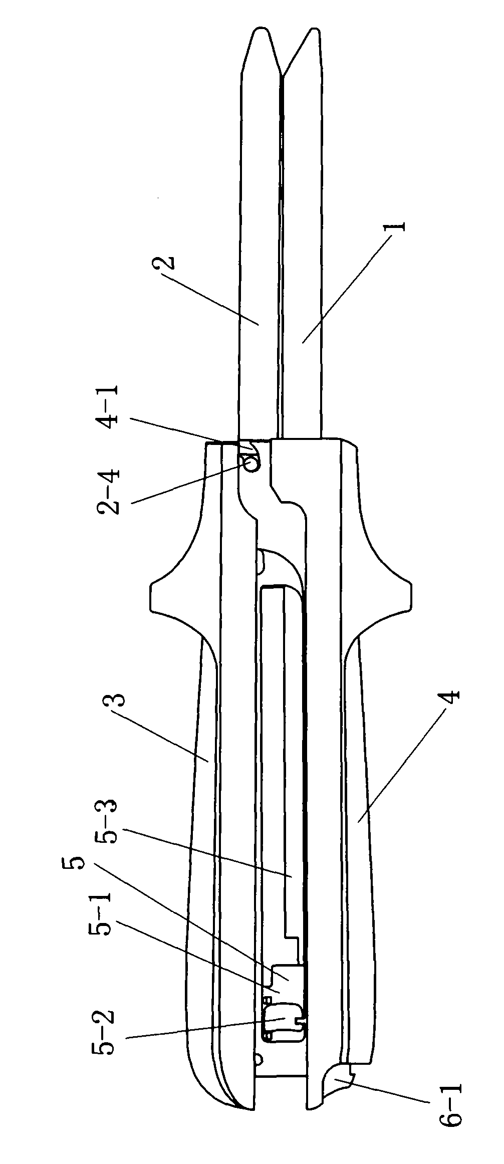 Linear type anastomat