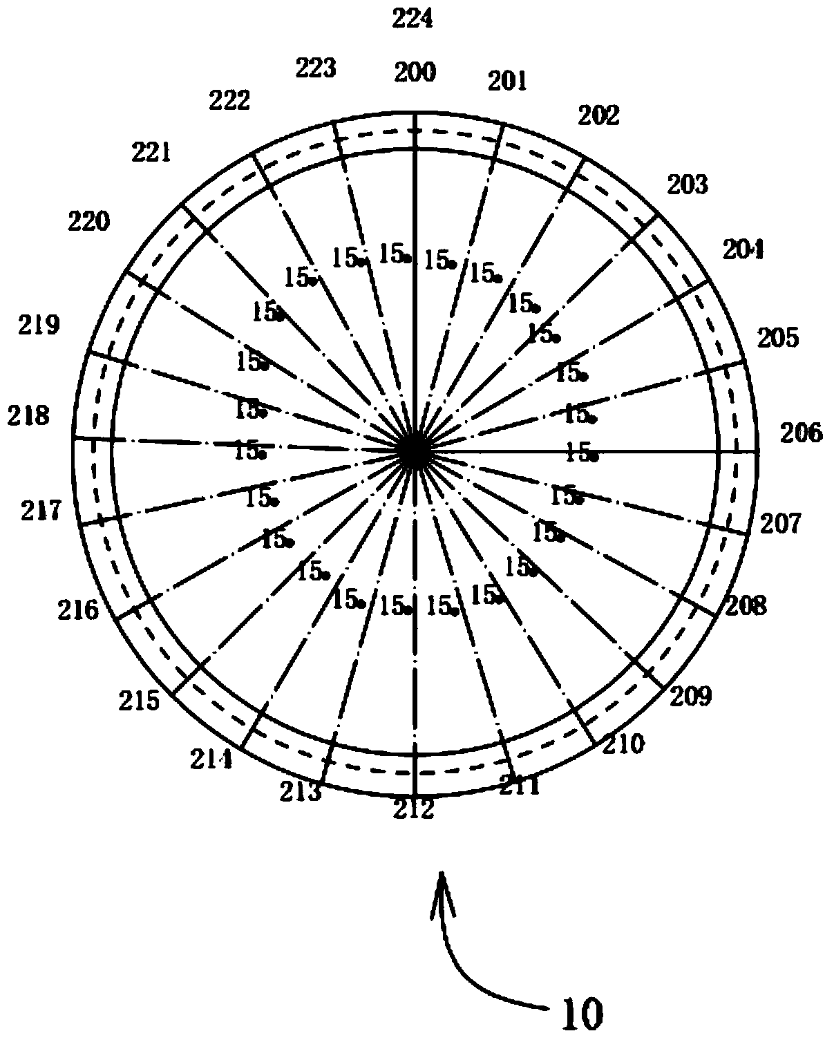 Universal wedge-shaped pipe piece ring of shield tunnel with super-small curvature radius