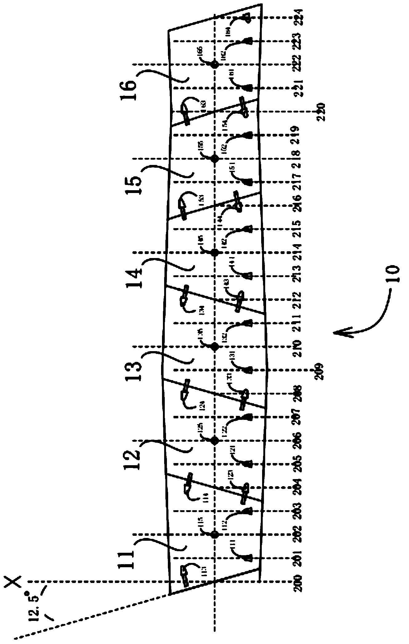 Universal wedge-shaped pipe piece ring of shield tunnel with super-small curvature radius