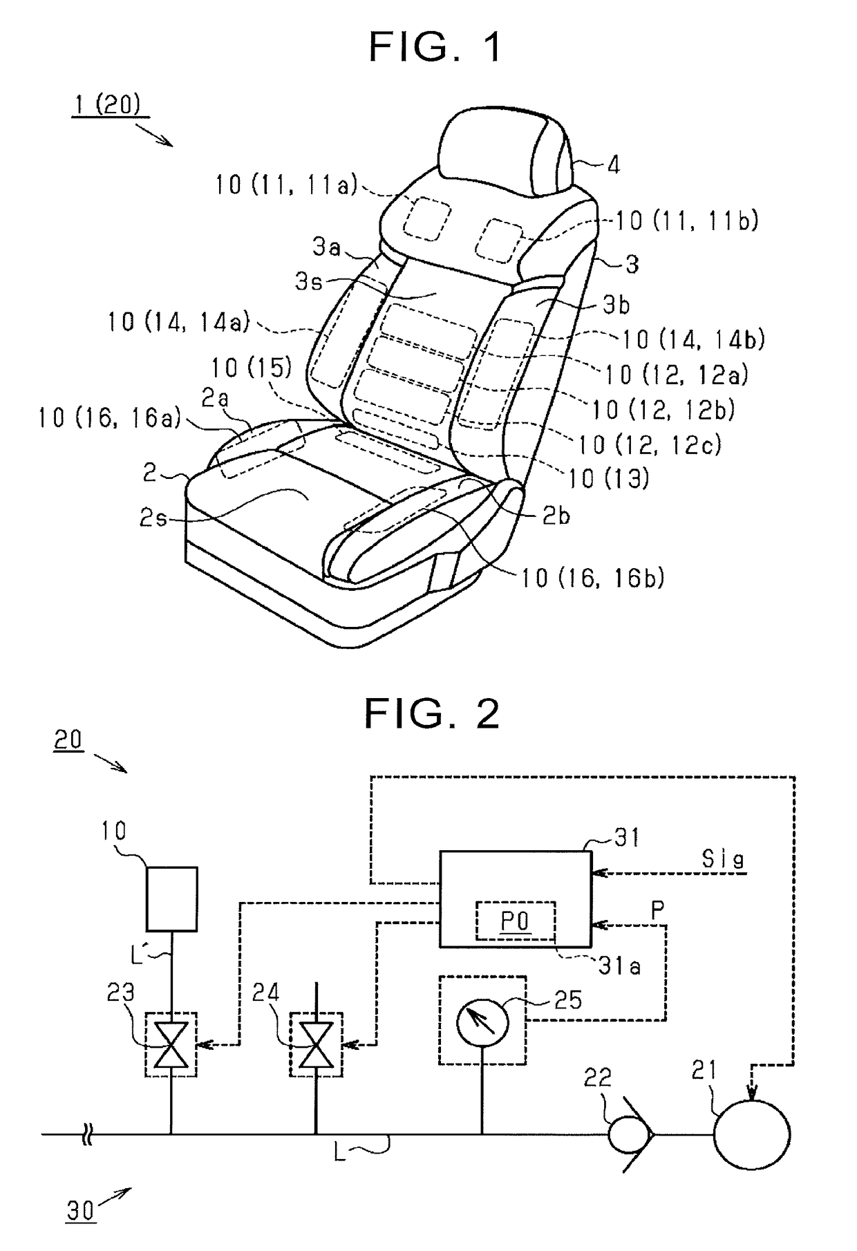 Pneumatic pressure control method for vehicle seat and pneumatic pressure control device for vehicle seat