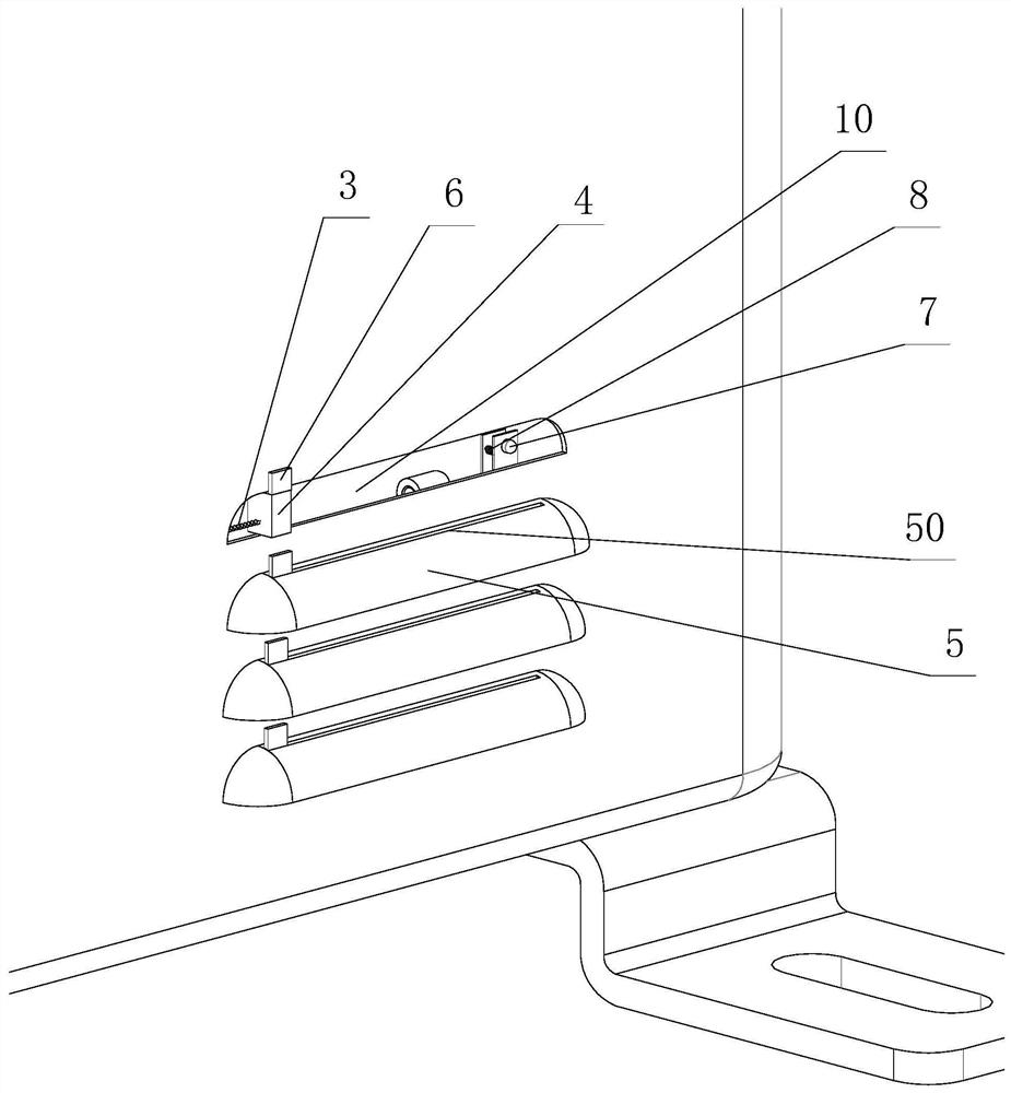 Tunnel ultrasonic wind speed and direction detector