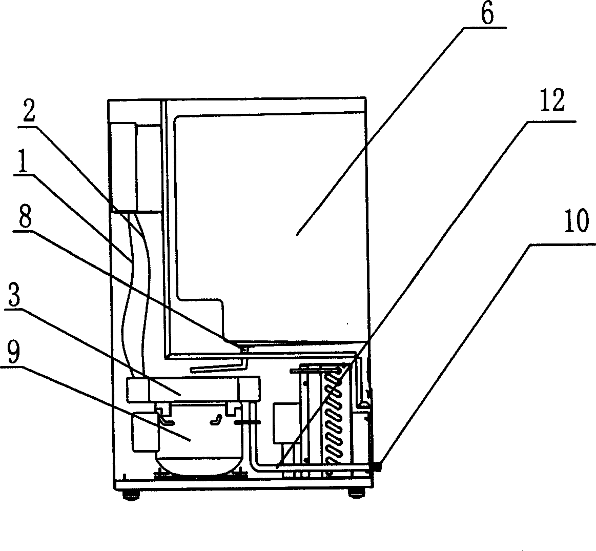 Water-receiving tray with alarm function