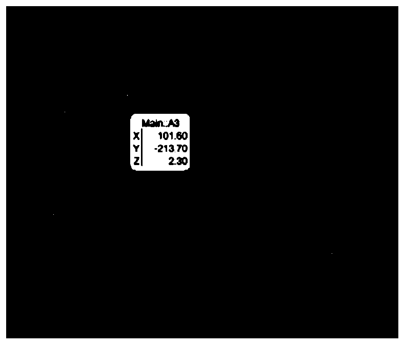 Binocular-vision-positioning-technology-based method for measuring dynamic axis position of revolution body