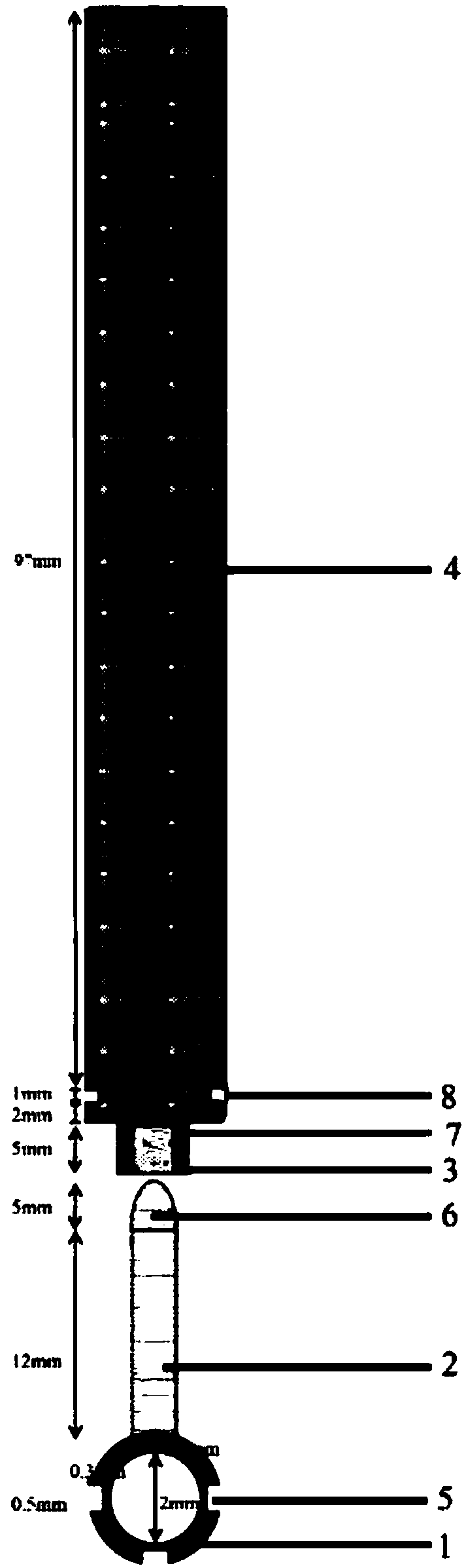 Section fishing device